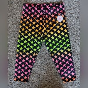 Converse Star Print Youth Leggings NWOT